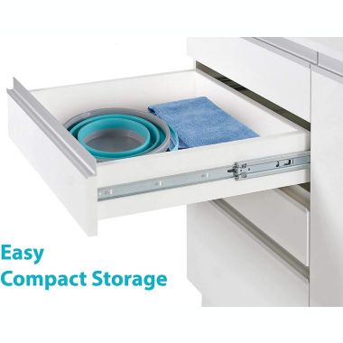 Top Race Foldable Pail Bucket Set Of 3 Collapsible Buckets Multi-Purpose For Beach,. View a larger version of this product image.