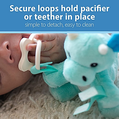 Dr. Brown's Lovey Pacifier Holder & Teether Clip, Stuffed Animal with  Pacifier | buybuy BABY