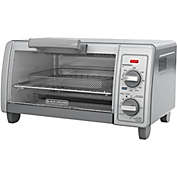 Black + Decker - Air-Fry Toaster Oven, 4 Slice Capacity, 30 Minute Timer, Stainless Steel