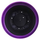 Alternate image 3 for Garden Elements Glazed Brushed Happy Large Plastic Planter, Dark Purple, 15 Inch