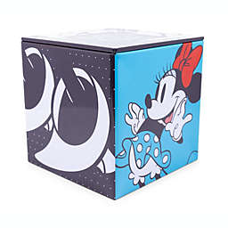 Disney All Eyes on Minnie Mouse 4-Inch Tin Storage Box Cube Organizer with Lid   Basket Container, Cubby Cube Closet Organizer, Home Decor Playroom Accessories   Cute Gifts And Collectibles
