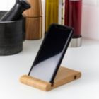 Alternate image 1 for Department Store Mobile Phone Stand- Creative Wooden Mobile Phone Bracket Gift For Birthdays, Valentines, Easter - Log Color