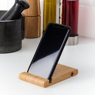 Department Store Mobile Phone Stand- Creative Wooden Mobile Phone Bracket Gift For Birthdays, Valentines, Easter - Log Color. View a larger version of this product image.