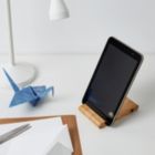 Alternate image 3 for Department Store Mobile Phone Stand- Creative Wooden Mobile Phone Bracket Gift For Birthdays, Valentines, Easter - Log Color