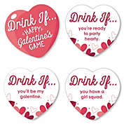 Big Dot of Happiness Drink If Game - Happy Galentine&#39;s Day - Valentine&#39;s Day Party Game - 24 Count