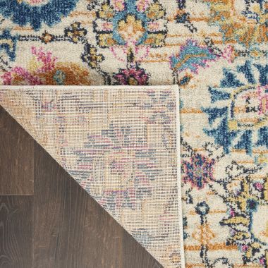 Nourison Passion 5'3" x 7'3" (5' x 7') Ivory/Multi Area Rug Bohemian Eclectic Vine and Bloom by Nourison. View a larger version of this product image.