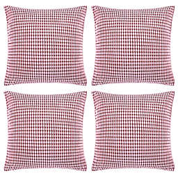 PiccoCasa Corduroy Velvet Corn Striped Pillowcase Covers,18