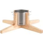 Alternate image 0 for Tree Nest Medium Rustic Christmas Tree Stand for Real Trees, Silver