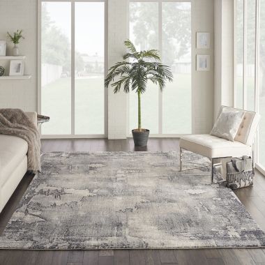 kathy ireland Home Moroccan Celebration Abstract Splash Area Rug Blue/Beige 9'3" x 12'9". View a larger version of this product image.