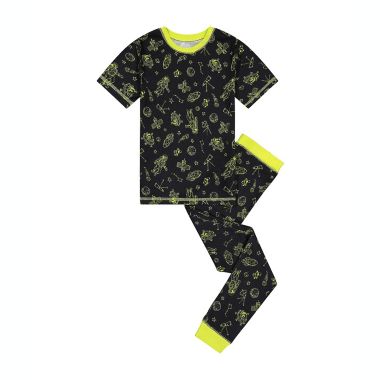 Sleep On It Boys Space Man Super Soft Snug Fit 2-Piece Pajama Sleep Set. View a larger version of this product image.