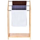 Alternate image 3 for ToiletTree Products Bamboo Towel Rack Holder for Bathrooms