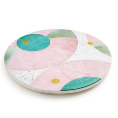 GAURI KOHLI Brilliance Marble Cheese Board 12". View a larger version of this product image.