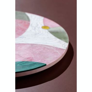 GAURI KOHLI Brilliance Marble Cheese Board 12". View a larger version of this product image.