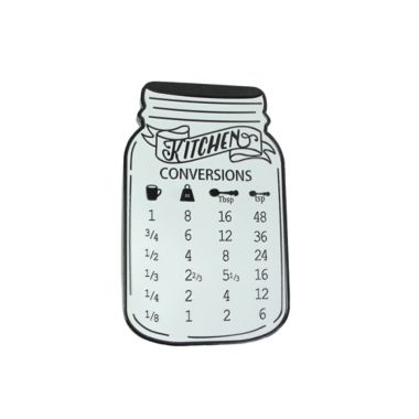 Things2Die4 Rustic Vintage Look Measurement Conversion Chart Metal Wall Hanging for Cooking or Baking 16 Inches High. View a larger version of this product image.