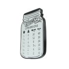 Alternate image 1 for Things2Die4 Rustic Vintage Look Measurement Conversion Chart Metal Wall Hanging for Cooking or Baking 16 Inches High