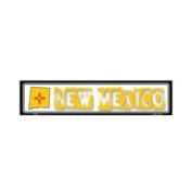 Smart Blonde New Mexico State Outline Novelty Metal Vanity Mini Street Sign