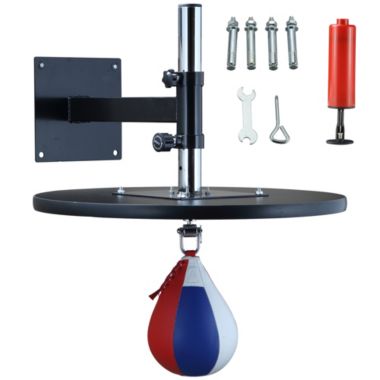 Soozier Speed Bag Platform, Wall Mounted Speedball for Boxing, MMA Workout Punching Bag Height Adjustable for Home Gym. View a larger version of this product image.
