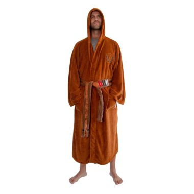 Star Wars Jedi Master Hooded Bathrobe for Men And Women Soft Plush Spa Robe For Shower Lightweight Fleece Housecoat With Belted Tie. View a larger version of this product image.