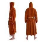 Alternate image 1 for Star Wars Jedi Master Hooded Bathrobe for Men And Women   Soft Plush Spa Robe For Shower   Lightweight Fleece Housecoat With Belted Tie