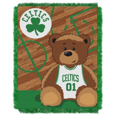The Northwest Company Celtics OFFICIAL National Basketball Association, Half-Court Baby 36"x 46" Triple Woven Jacquard Throw by The Northwest Company. View a larger version of this product image.