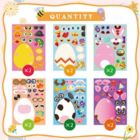 Alternate image 1 for Department Store 24pcs DIY Craft Kit - Puzzle Party Game Stickers, Easter Ornaments and Holiday Decorations, Easter Basket Stuffers, Etc