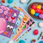Alternate image 2 for Department Store 24pcs DIY Craft Kit - Puzzle Party Game Stickers, Easter Ornaments and Holiday Decorations, Easter Basket Stuffers, Etc
