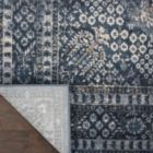 Alternate image 1 for kathy ireland Home Malta MAI01 Navy/White/Brown Indoor Area Rug - 5'3 x 7'7