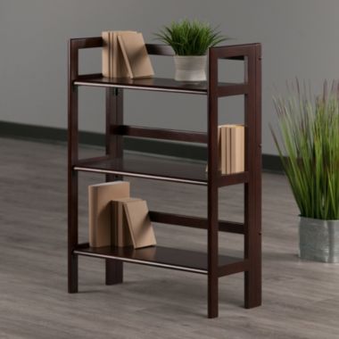Winsome Stackable/Folding Shelf 3-Tier [Kitchen]. View a larger version of this product image.