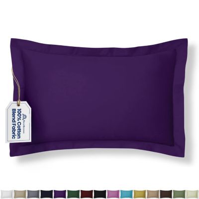 Plum Cheer Sequins Beads Purple Decorative Cushion Pillow Cover 20"x20" Silk