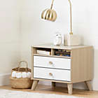 Alternate image 0 for South Shore Yodi 2-Drawer Nightstand - Soft Elm and Pure White