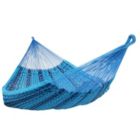 Alternate image 0 for Sunnydaze Heavy-Duty Handwoven  XXL Mayan Family Hammock with Thick Cord - 625 lb Weight Capacity - Blue