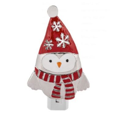 Ganz Winter Bird Night Light 5.5 Inch Multicolor Plug In. View a larger version of this product image.