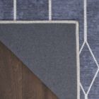 Alternate image 2 for Nicole Curtis Machine Washable Series 1 5'3" x 7'3" Navy Modern Indoor Rug