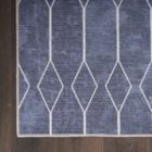 Alternate image 3 for Nicole Curtis Machine Washable Series 1 5'3" x 7'3" Navy Modern Indoor Rug