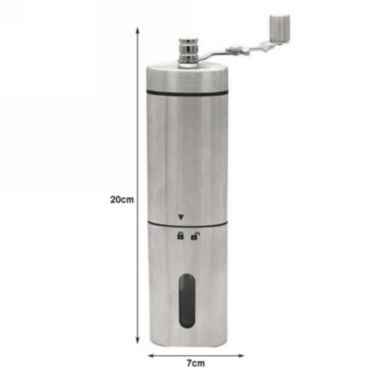 Smilegive Hand Crank Pepper Conical Burr Grinder Coffee Beans Mill Muller Stainless Steel. View a larger version of this product image.