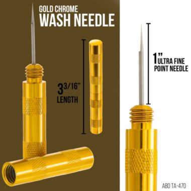 TCP Global 25 Piece Needle & Brush Cleaning Tool Set Kit for Carburetor, Airbrush, Spray Gun - 18 Wire Needles, 5 Brushes, 1 Sharp Pick - Carb Cabon Jet Cleaner. View a larger version of this product image.