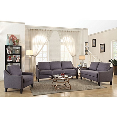 Yeah Depot Zapata Sofa in Gray Linen YJ. View a larger version of this product image.