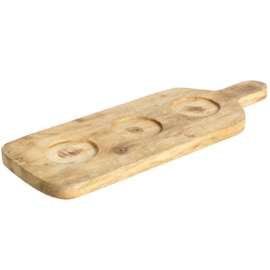 Laurie Gates California Designs Marble and Mango Wood 4 Piece Condiment Bowl and Paddle Board Set. View a larger version of this product image.