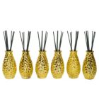 Alternate image 0 for EAST CREEK 8 Ounce Pebble Grain Glass Diffuser Bottles With 48pcs Dark Grey Fiber Sticks