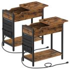 Alternate image 0 for BreeBe End Tables Set with USB Ports and Outlets