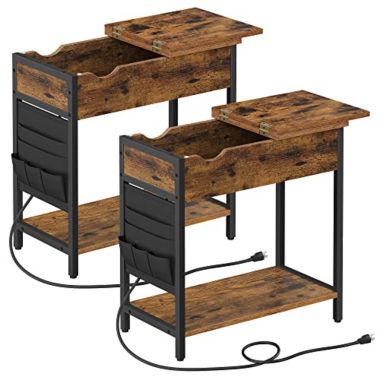 BreeBe End Tables Set with USB Ports and Outlets. View a larger version of this product image.