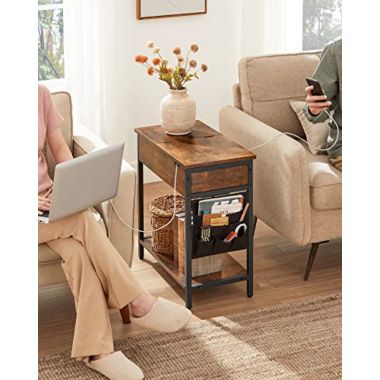 BreeBe End Tables Set with USB Ports and Outlets. View a larger version of this product image.