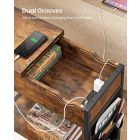 Alternate image 3 for BreeBe End Tables Set with USB Ports and Outlets