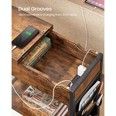 BreeBe End Tables Set with USB Ports and Outlets. View a larger version of this product image.