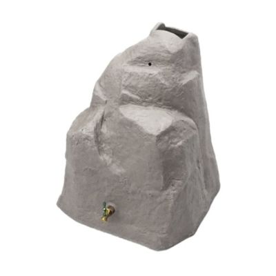 Good Ideas Lawn Garden Barrel Rain Wizard Rock - Light Granite