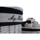 Alternate image 1 for Old Modern Handicrafts Decorative Oval Willow Storage Baskets Bear Design - Set of 4