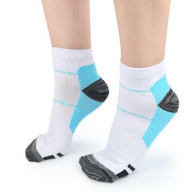 Kitcheniva L/XL Light Blue Compression Socks Ankle Support Sleeves ...