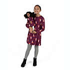 Alternate image 2 for Leveret Girls and Doll Cotton Dress Fox