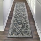 Alternate image 2 for kathy ireland Home Moroccan Celebration KI385 Navy/Beige/Gray Indoor Area Rug - 2'2 X 7'6