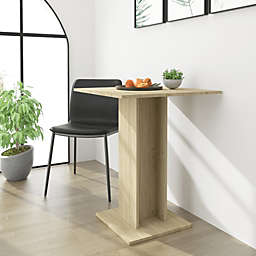 vidaXL Bistro Table Sonoma Oak 23.6